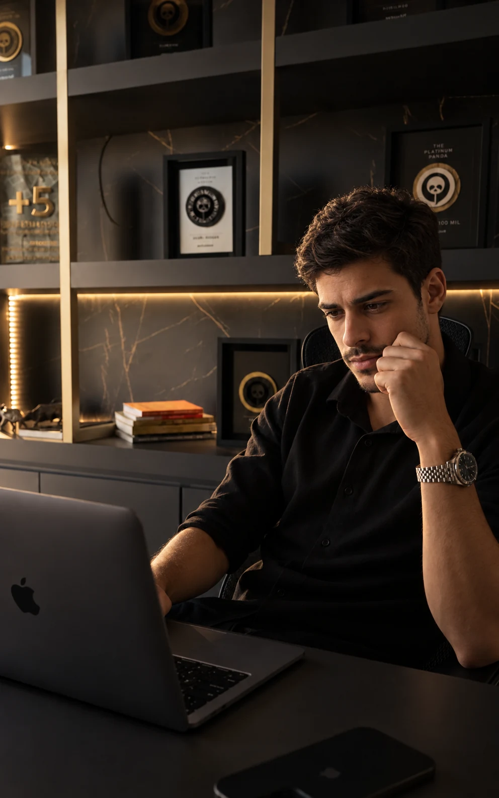 Pedro Fanuchi em seu escritório